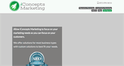 Desktop Screenshot of iconceptsmarketing.com